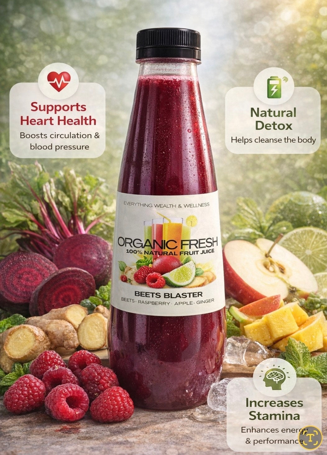 Organic Fresh – 100% Natural Juice Beets Blaster